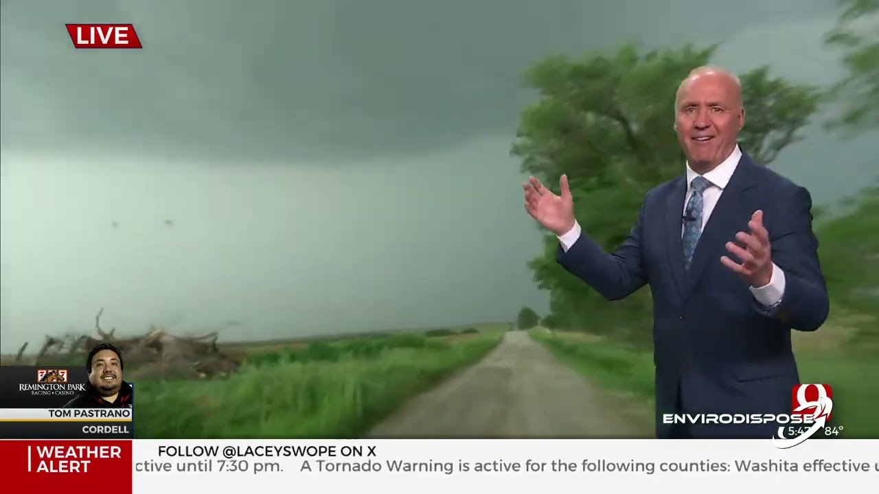 Oklahoma Severe Storm & Tornado Coverage (April 30, 2024)