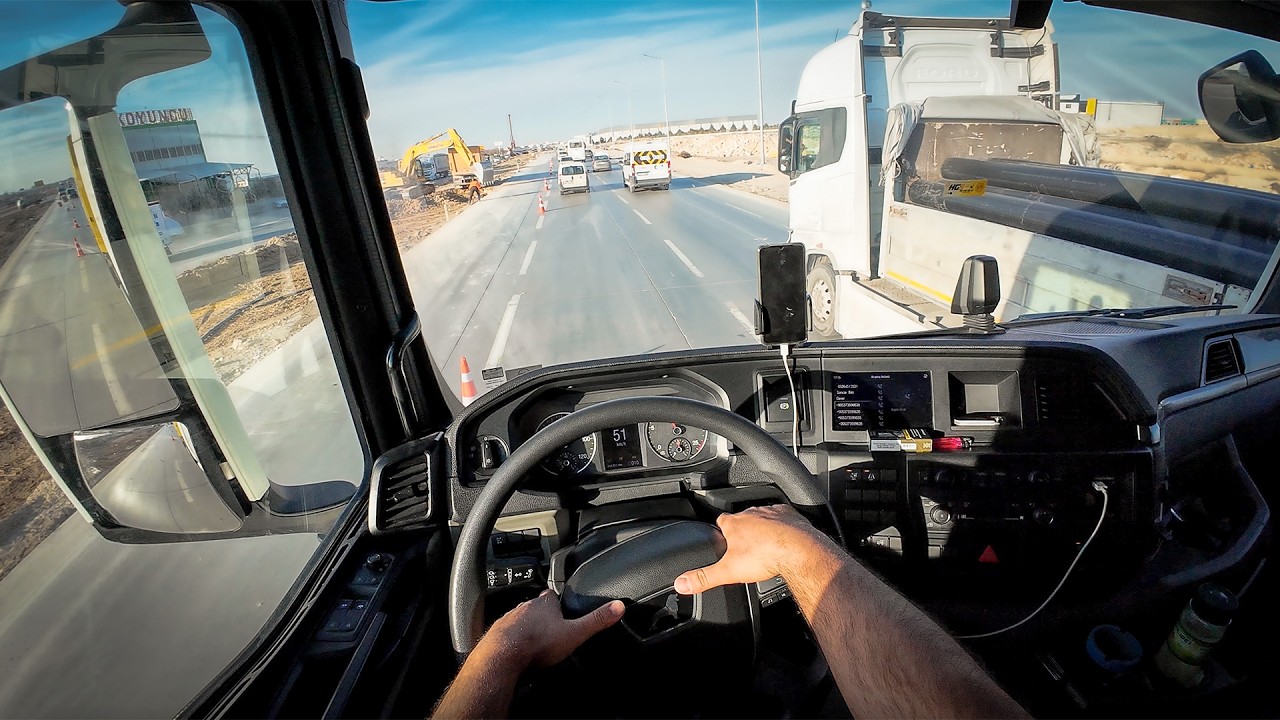 POV: You're a Truck Driver on a Busy Route | POV Truck Driving