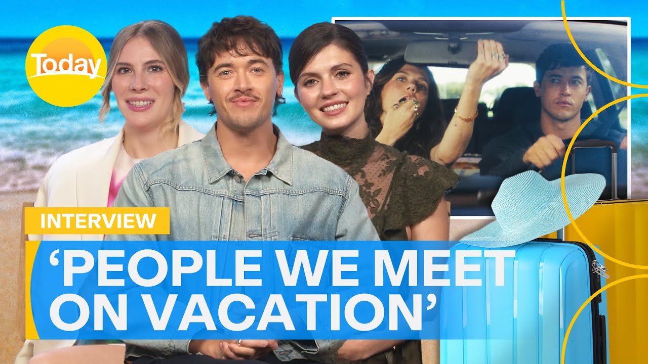 Author and stars of ‘People We Meet on Vacation’ chat with Today | Today Show Australia