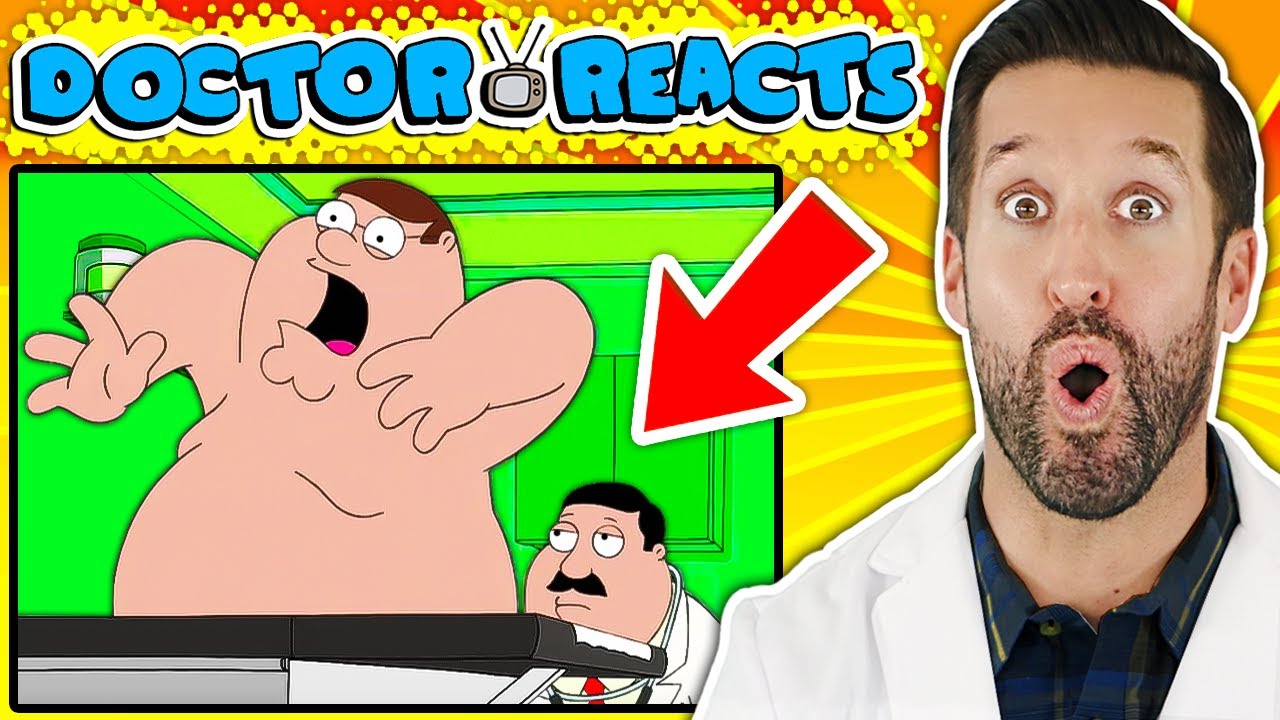 Doctor ER смотрит медицинские сцены из Гриффинов | Сборник