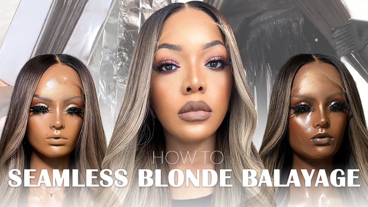 How To Achieve A Seamless Blonde Balayage On A Wig (Detailed Tutorial)