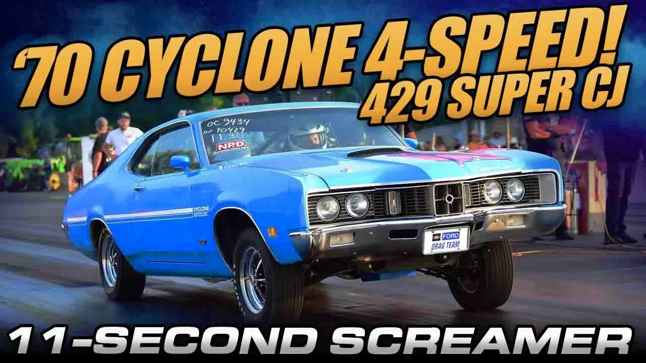429 Super Cobra Jet 4-Speed ​​1970 Cyclone Spoiler | Mercury мощностью 750 л.с. переходит на 11-д...