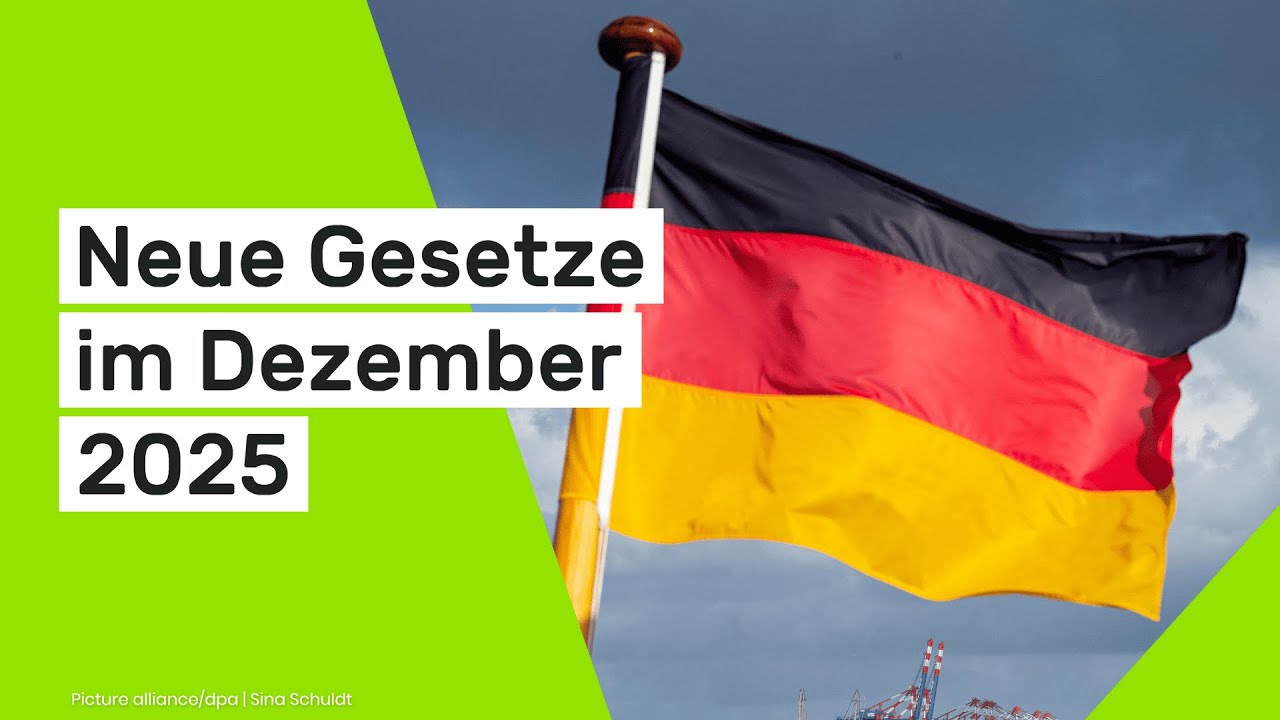 Neue Gesetze im Dezember 2025: Rente, Deutsche Bahn und Co. - das ändert sich für Verbraucher