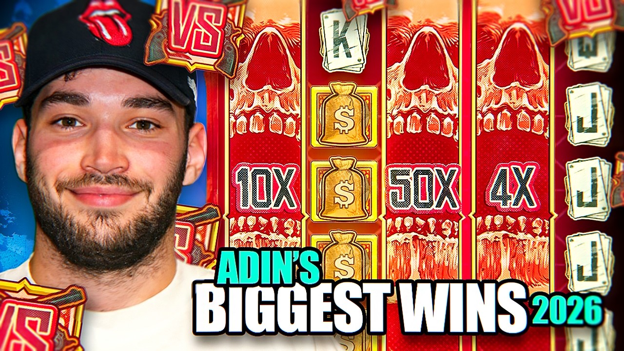 Adin Ross&rsquo; Biggest Slot Wins of 2026! (So Far)