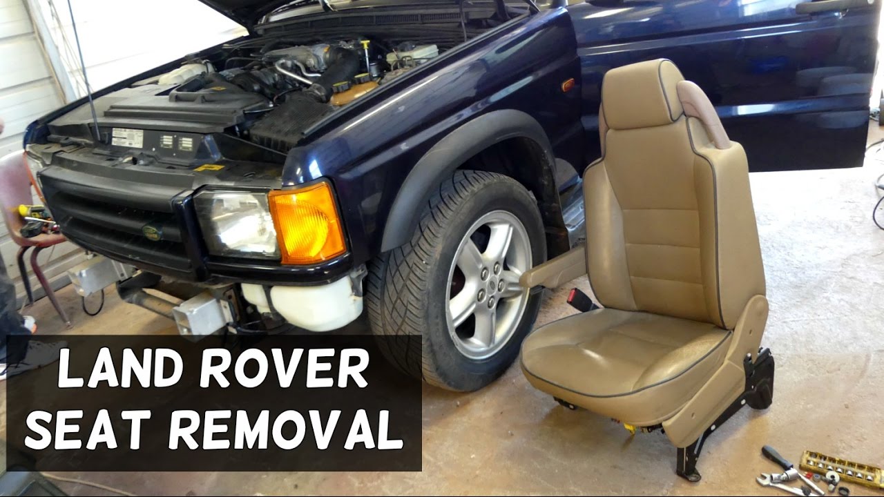 LAND ROVER DISCOVERY FRONT SEAT REMOVAL REPLACEMENT