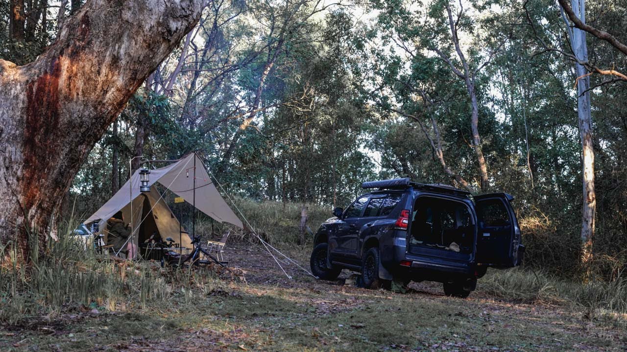 Camping at Deep Rainforest Connondale Queensland Australia