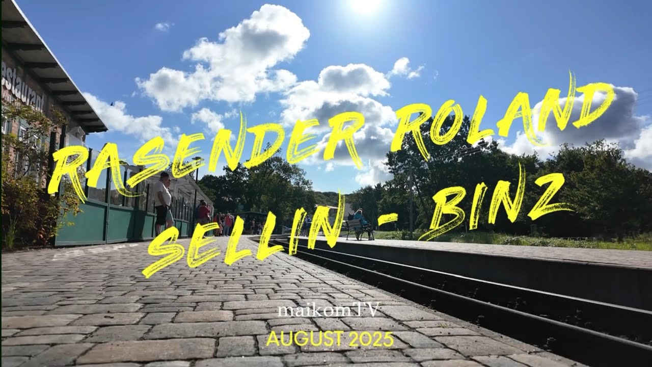 Eine Fahrt mit dem RASENDEN ROLAND von SELLIN nach BINZ 