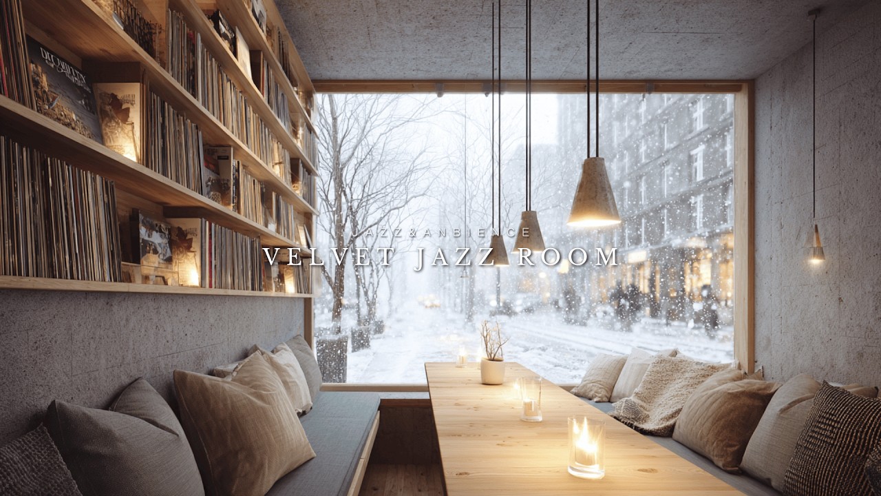 [Playlist] キャンドル灯る北欧カフェで聴く冬のJazz｜Nordic Café Winter Jazz BGM | Relaxing & Cozy Playlist