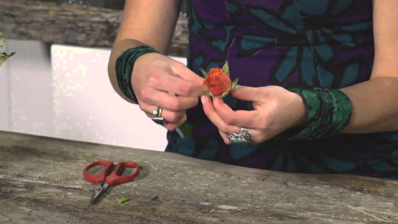 Everything Flowers - Episode eight - Wiring a buttonhole
