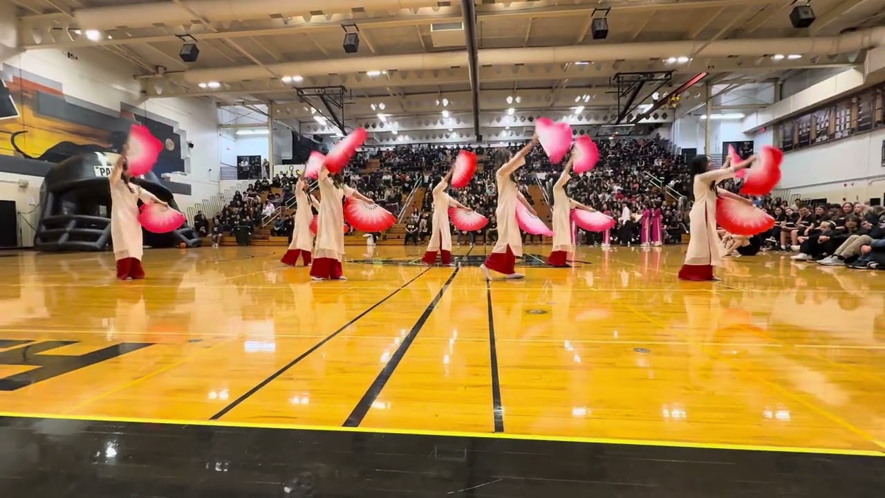 GbN Triple A Hat and Fan dance Pep Assembly