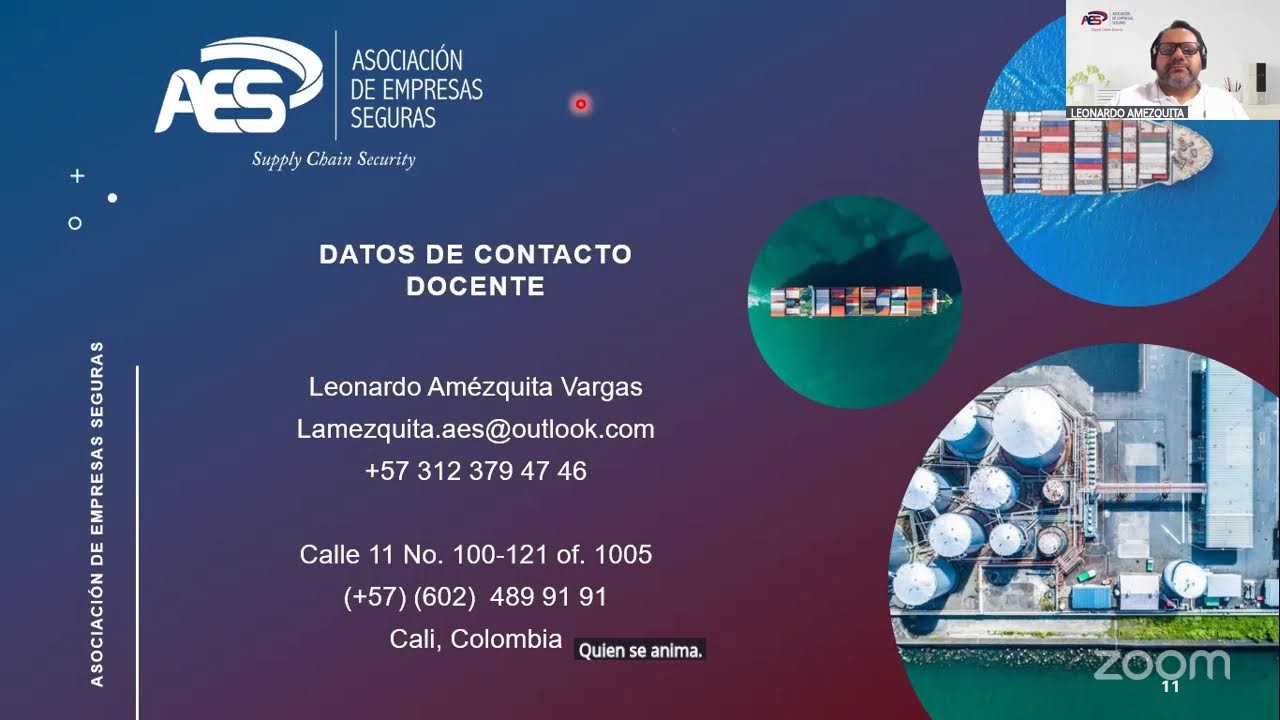 WEBINAR CICLO 1 SENSIBILIZACIÓN OEA / C-TPAT / SISTEMAS DE GESTIÓN