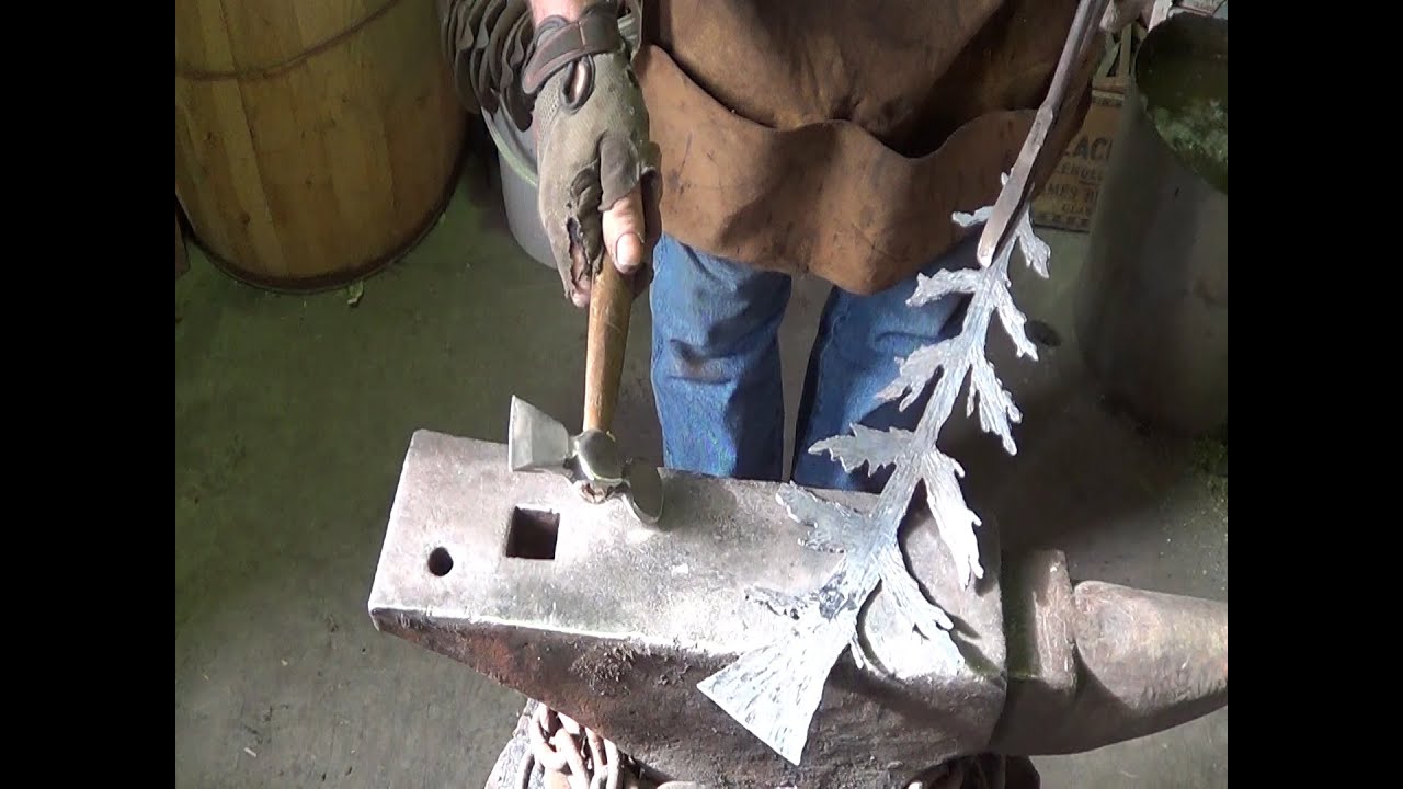 Blacksmithing - Making a Texturing Tool From A Ball Peen Hammer
