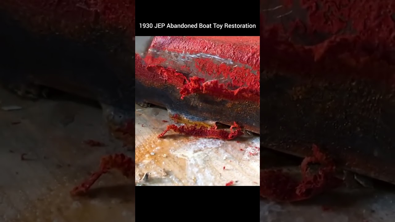 The Ultimate Deep Clean: 1930 JEP Luxury Toy Boat Restoration