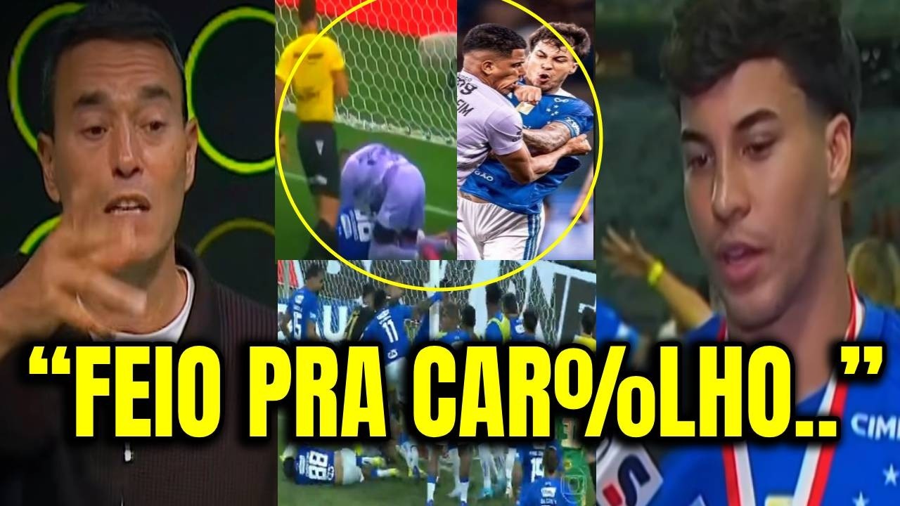 🚨 TRETA PESADA! Jogadores de Cruzeiro e Atlético-MG se enfrentam em confusão absurda!
