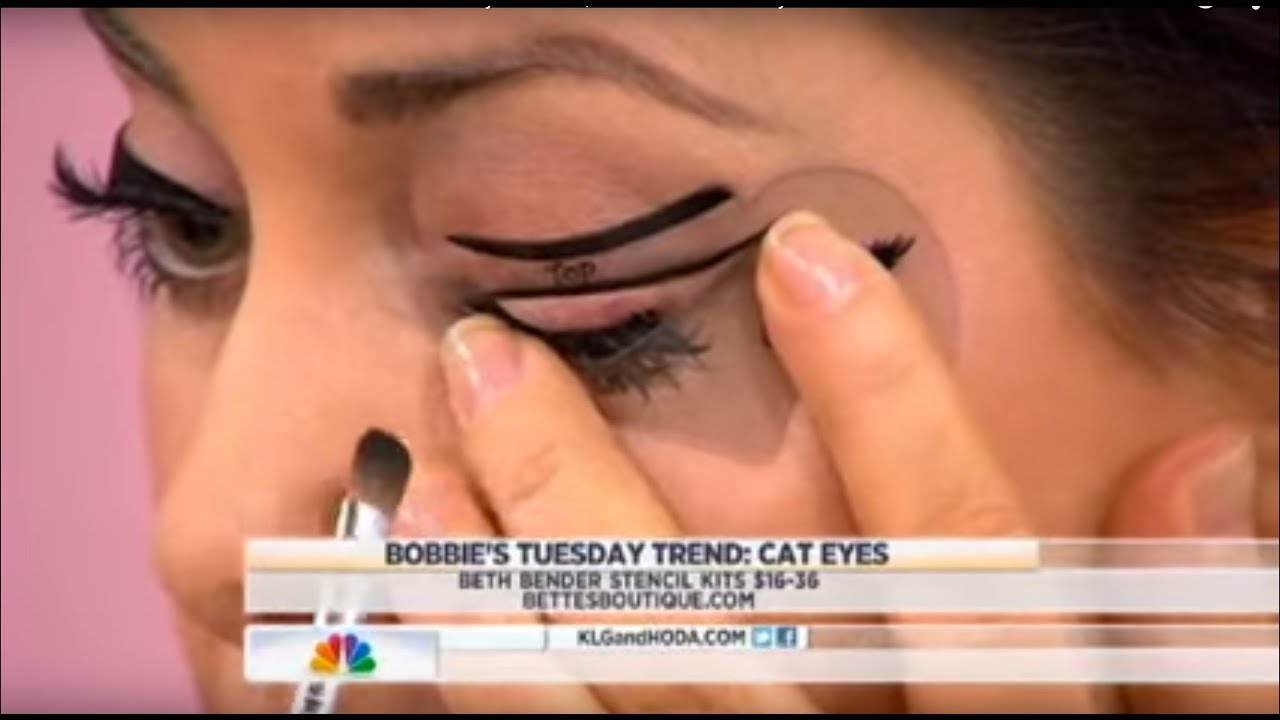 Beth Bender Beauty Eyeliner Stencils on NBC's TODAY Show with Bobbie Thomas | Beth Bender Beauty