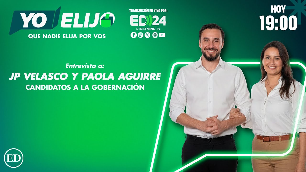 🗳️ YO ELIJO | Entrevista a Juan Pablo Velasco y Paola Aguirre | Elecciones Subnacionales