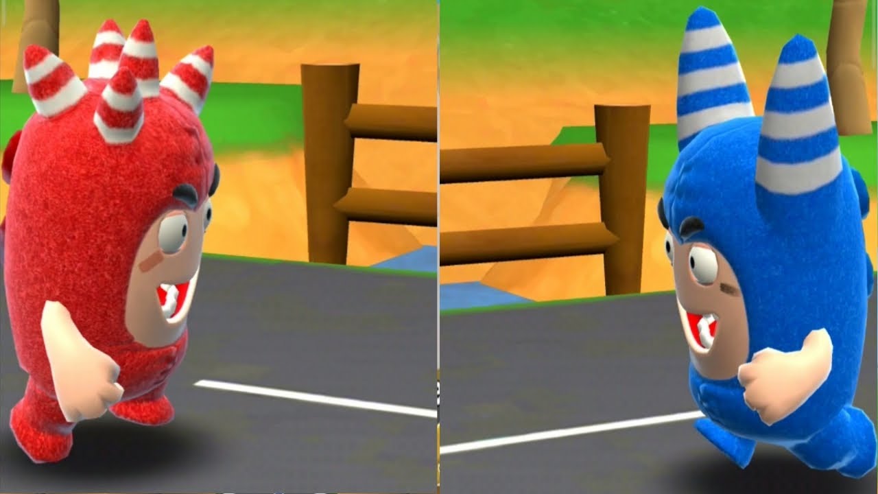 Oddbods - Fuse vs Pogo | Oddbods Turbo Run | Droidzman Gameplay