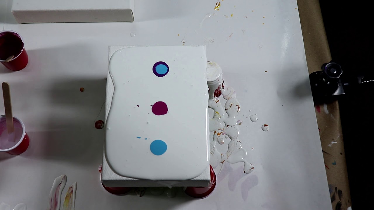 (329) Unicorn spit! BLOOM Technique, Acrylic Pour Video