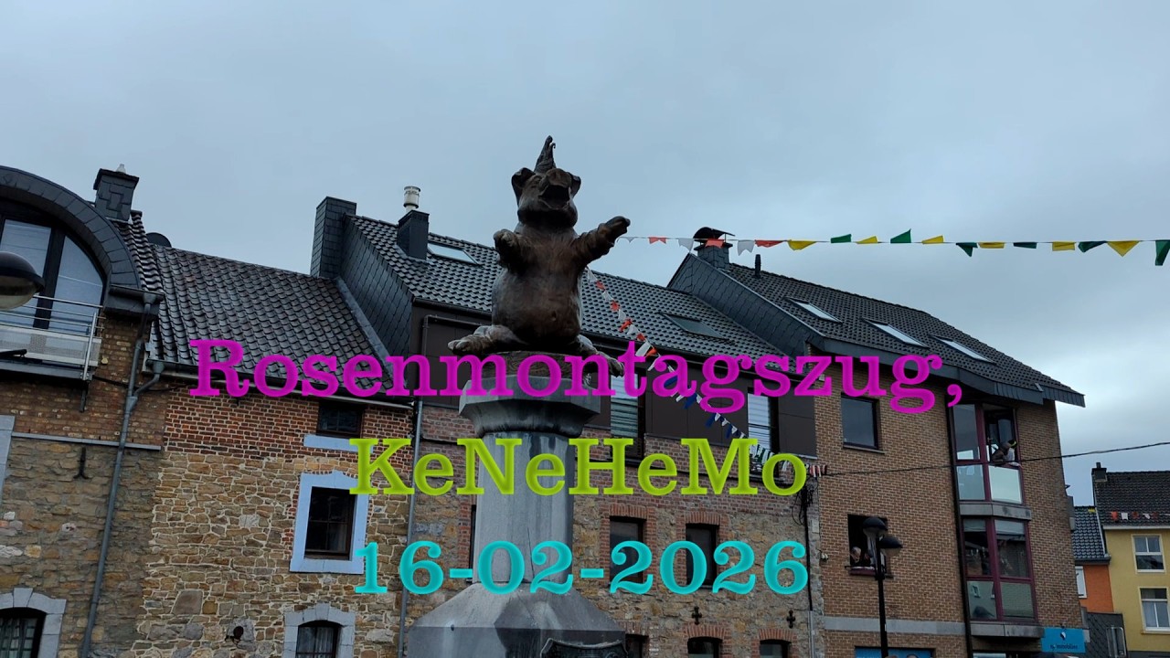rosenmontagszug kelmis, la calamine 16 02 2026  version 1 movie
