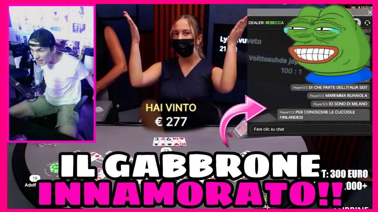 IL GABBRONE SI INNAMORA DI UNA DEALER CHE LO PORTA ALLA VITTORIA!!