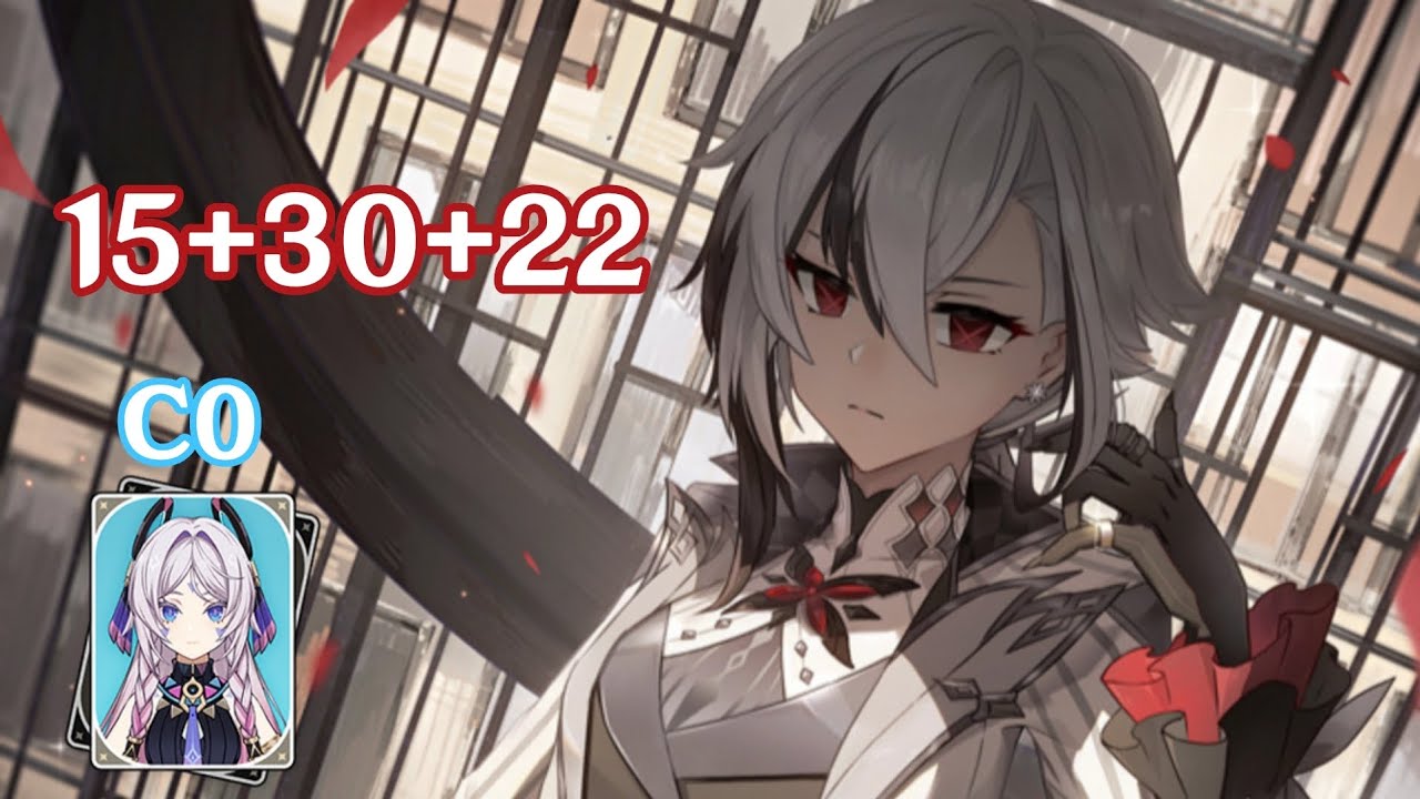 [5.4 Abyss] C2 Arlecchino 67s Top Half Continuous Speedrun