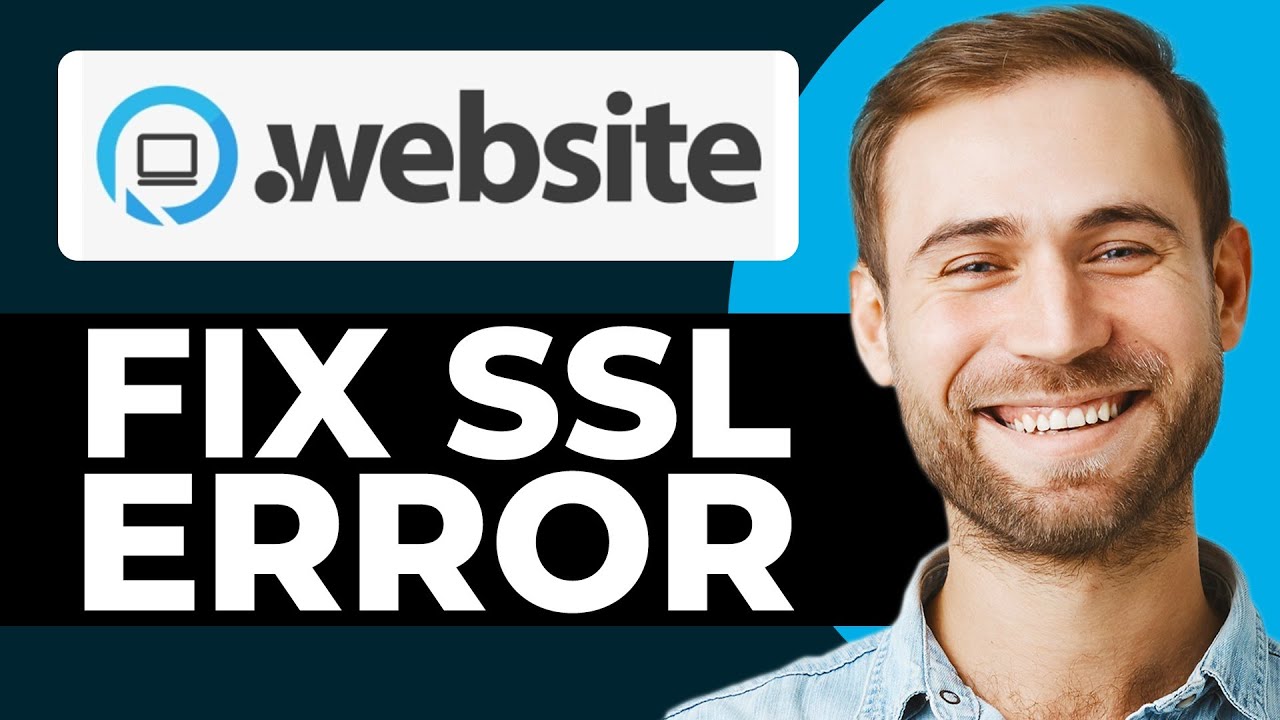 How To Fix SSL Error (BEST METHOD)