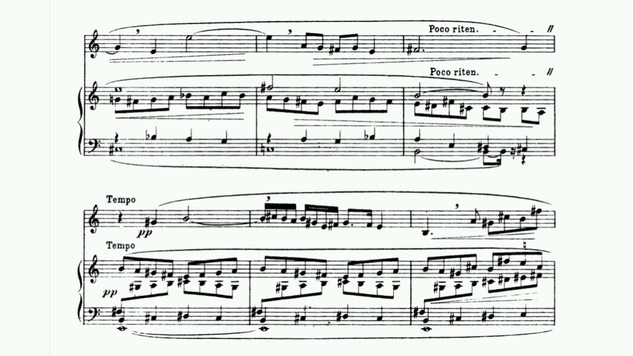 Jacques Ibert - Vocalise-Etude in the form of an aria (audio + sheet music)