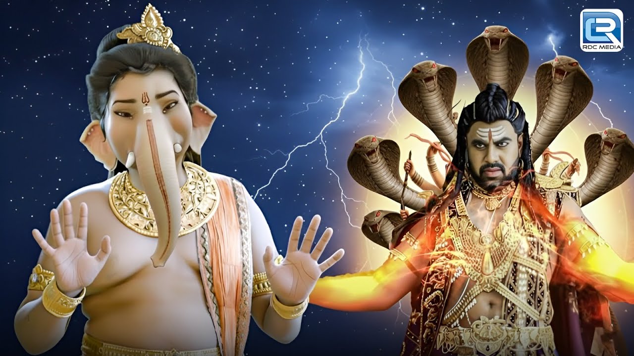 विघ्नहर्ता गणेश जी का हुआ महाशक्तिशाली नागासुर से सामना | हर हर महादेव | Vignaharta Ganesh