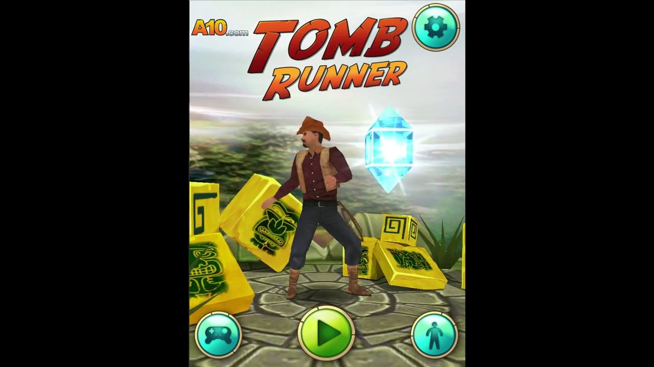 Tomb runner - menu and gameplay (music + sfx)