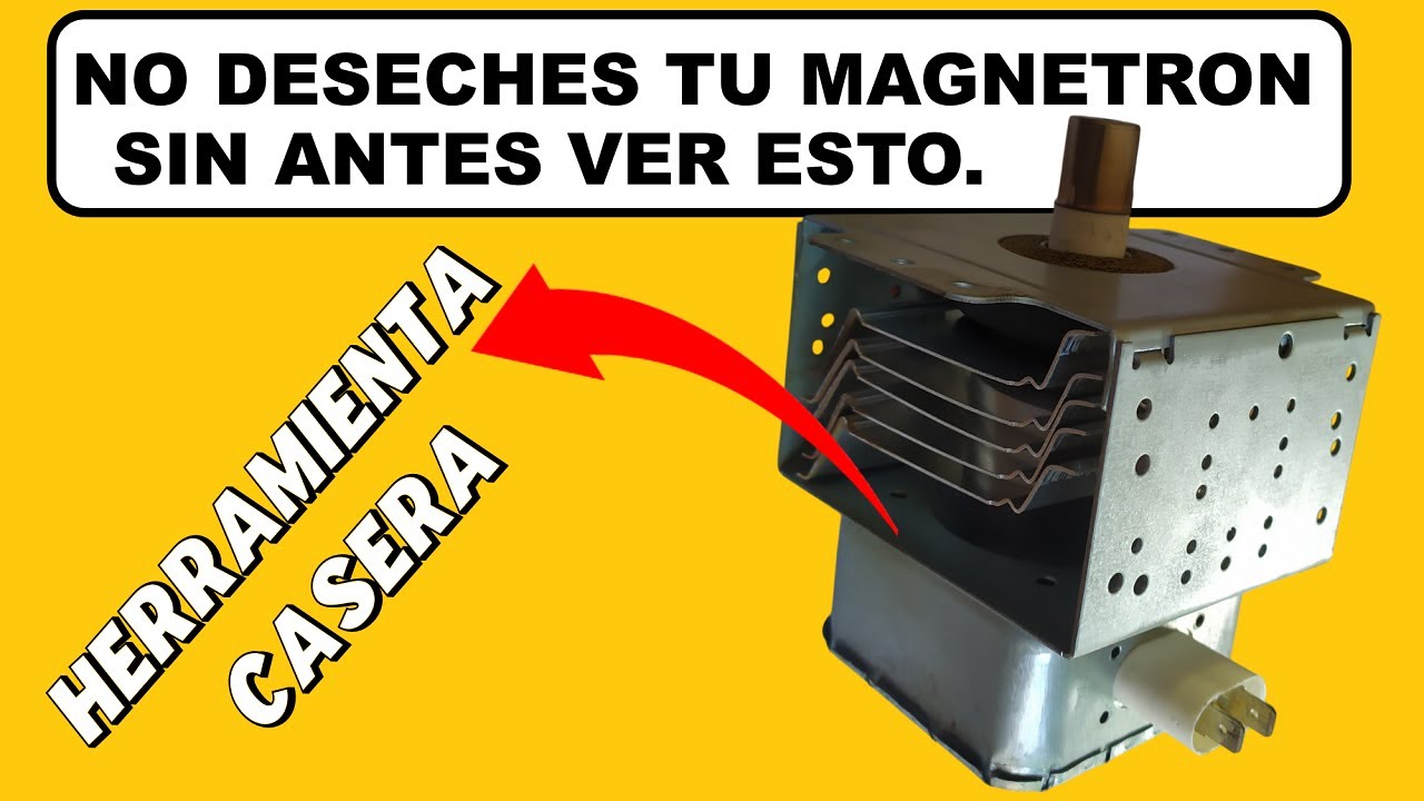 Invento Casero Usando un Magnetron de un Microondas.