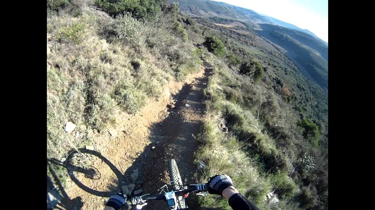 vtt descente du pic de vissou (hérault)