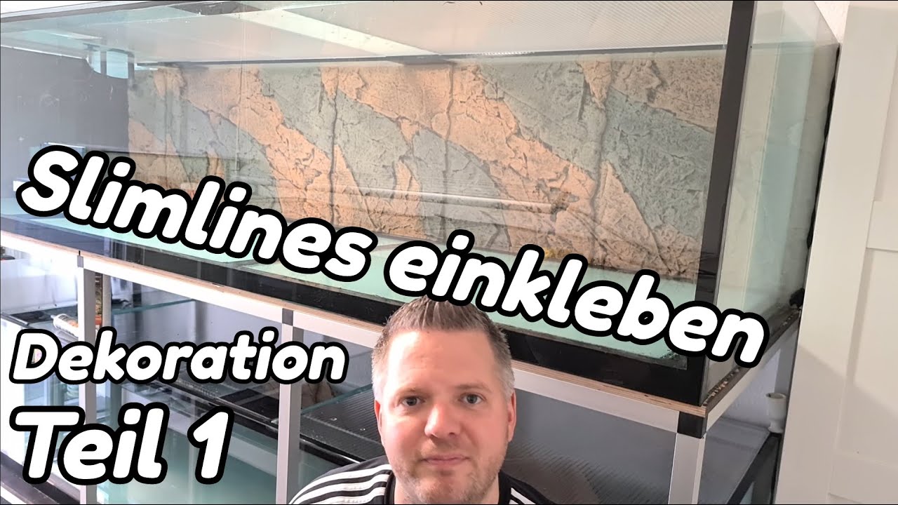 3900l-Zuchtblock - Dekorieren Teil 1 | Back to Nature Slimlines einkleben/schneiden