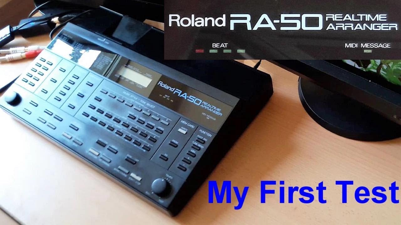 Roland RA-50 - Assembly after repair and ROM Play