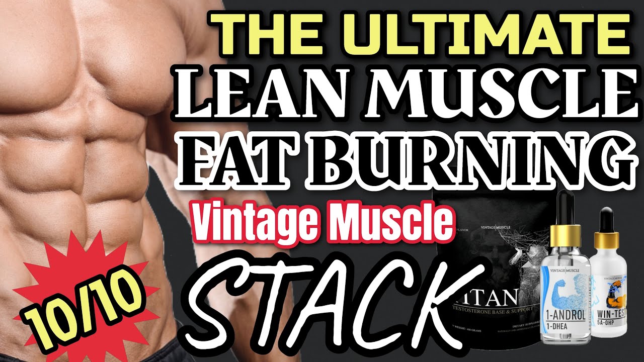 THE BEST VINTAGE MUSCLE STACK FOR LEAN MUSCLE GAINS & FAT BURNING