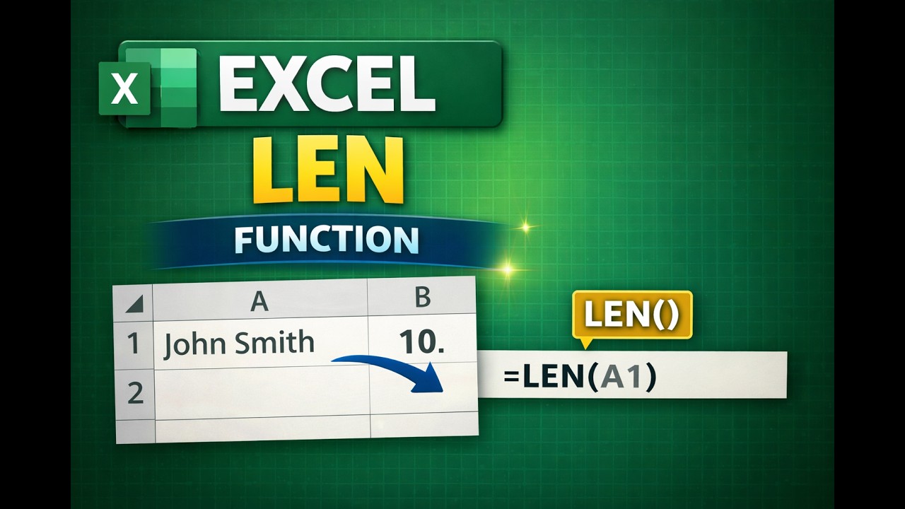 How to use text functions in Excel-The 