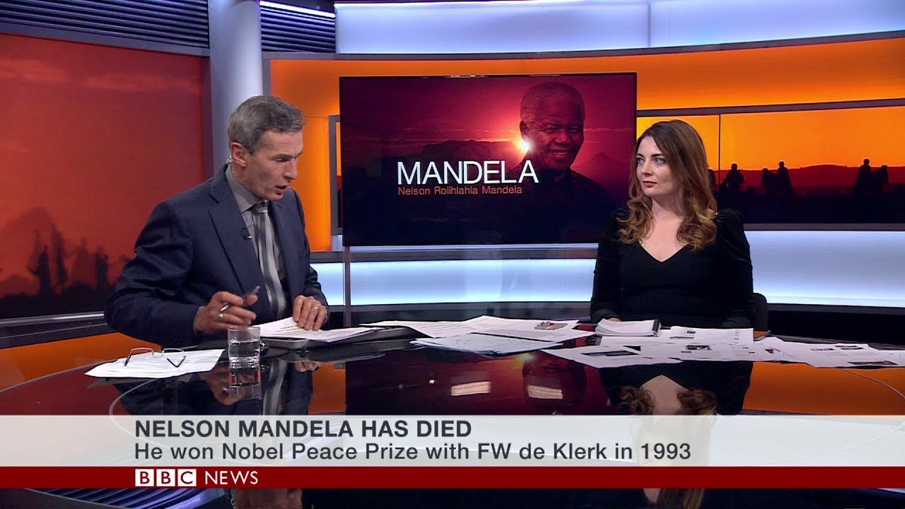 Global reaction to Nelson Mandela's death- BBC World + BBC News- Samantha Barry