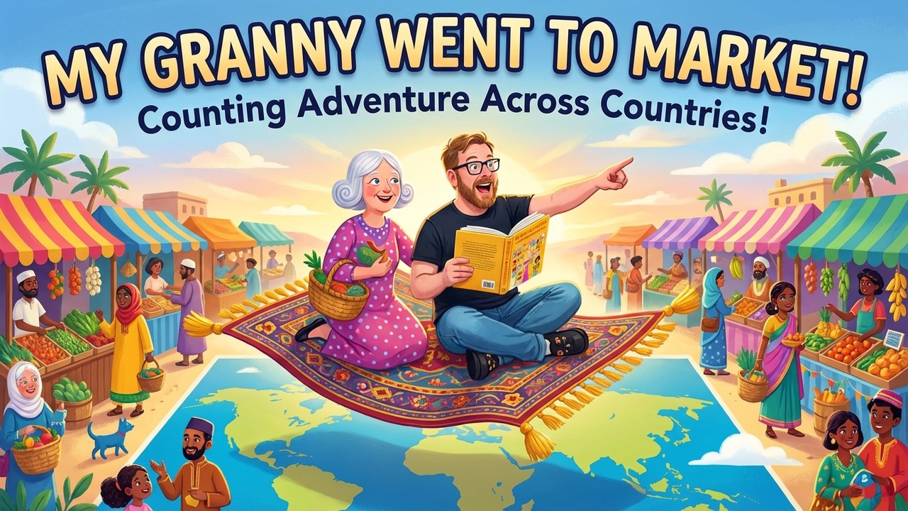 My Granny Went to Market Counting Adventure Across Countries