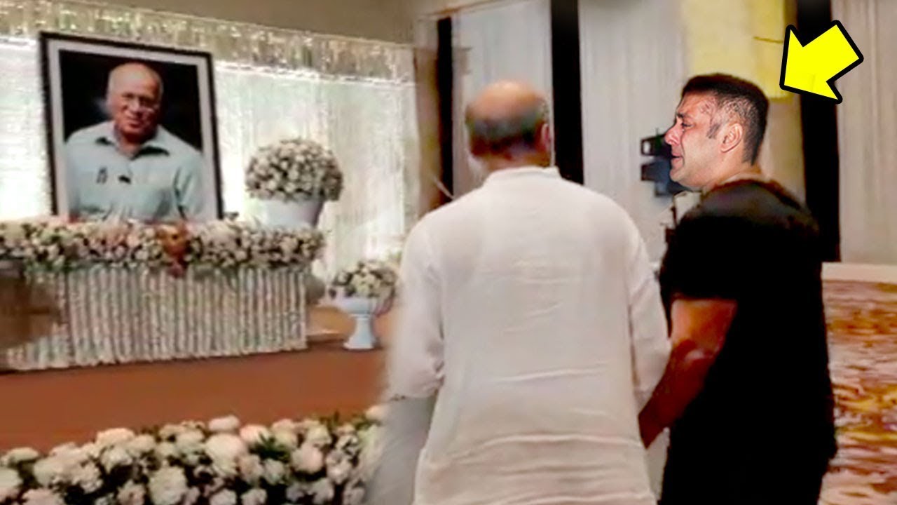 INSIDE Video of Salman Khan CRYING At Soraj Barjatya's Father Raj Kumar Barjatya's Funeral Ceremony
