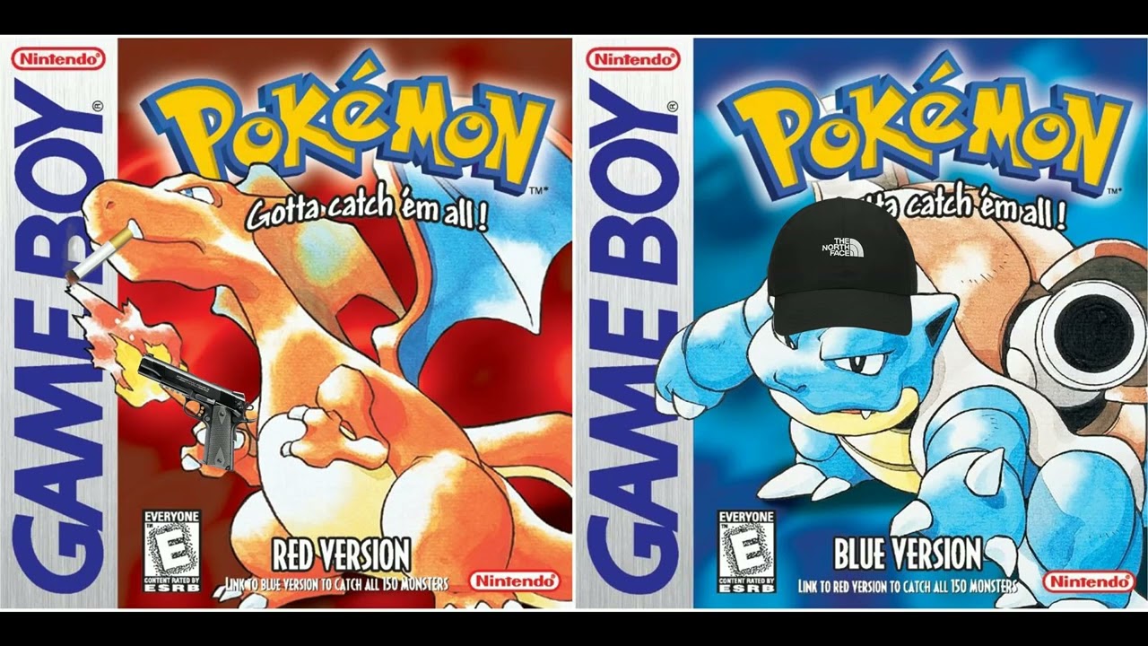 Pokemon Red and Blue but it's drill