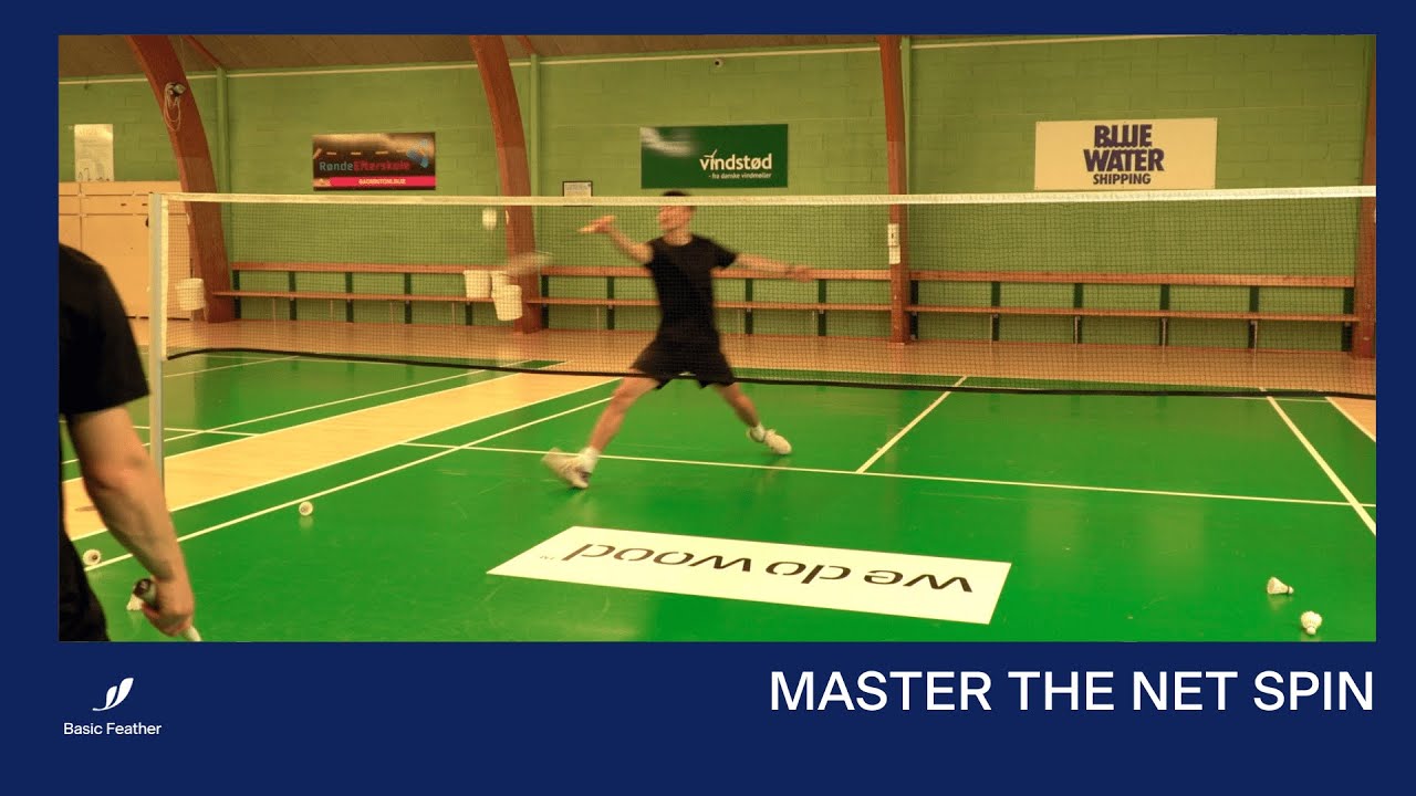 Masterclass in How to Play The NET DROP (net spin) in Badminton