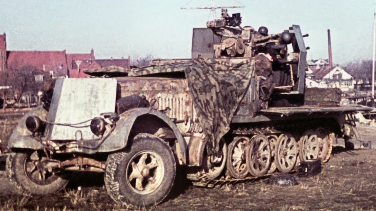 Self-propelled 20mm Quad Flak (Sd. kfz. 7/1) – ‘Meat Chopper’ of the German Army