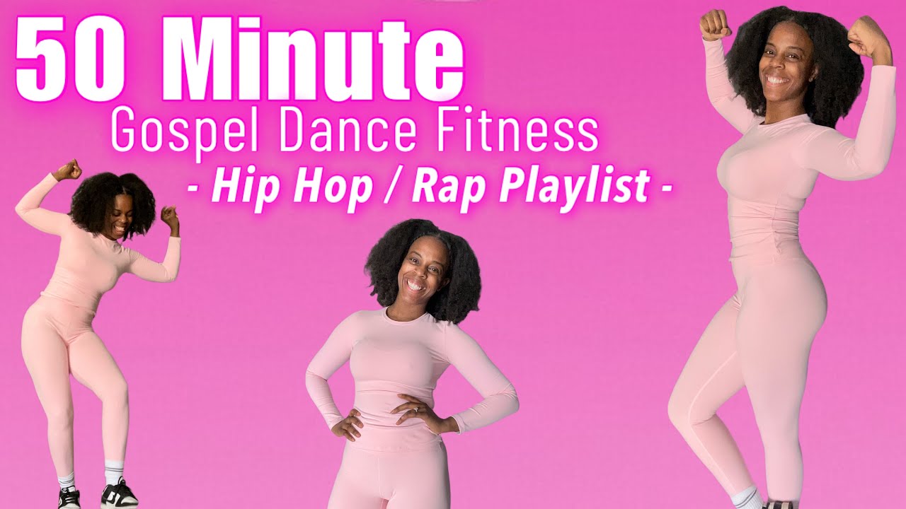 50 MINUTE GOSPEL DANCE FITNESS - #GospelRap & #HipHop playlist ! #Glutes , #Abs & #armworkout 🔥