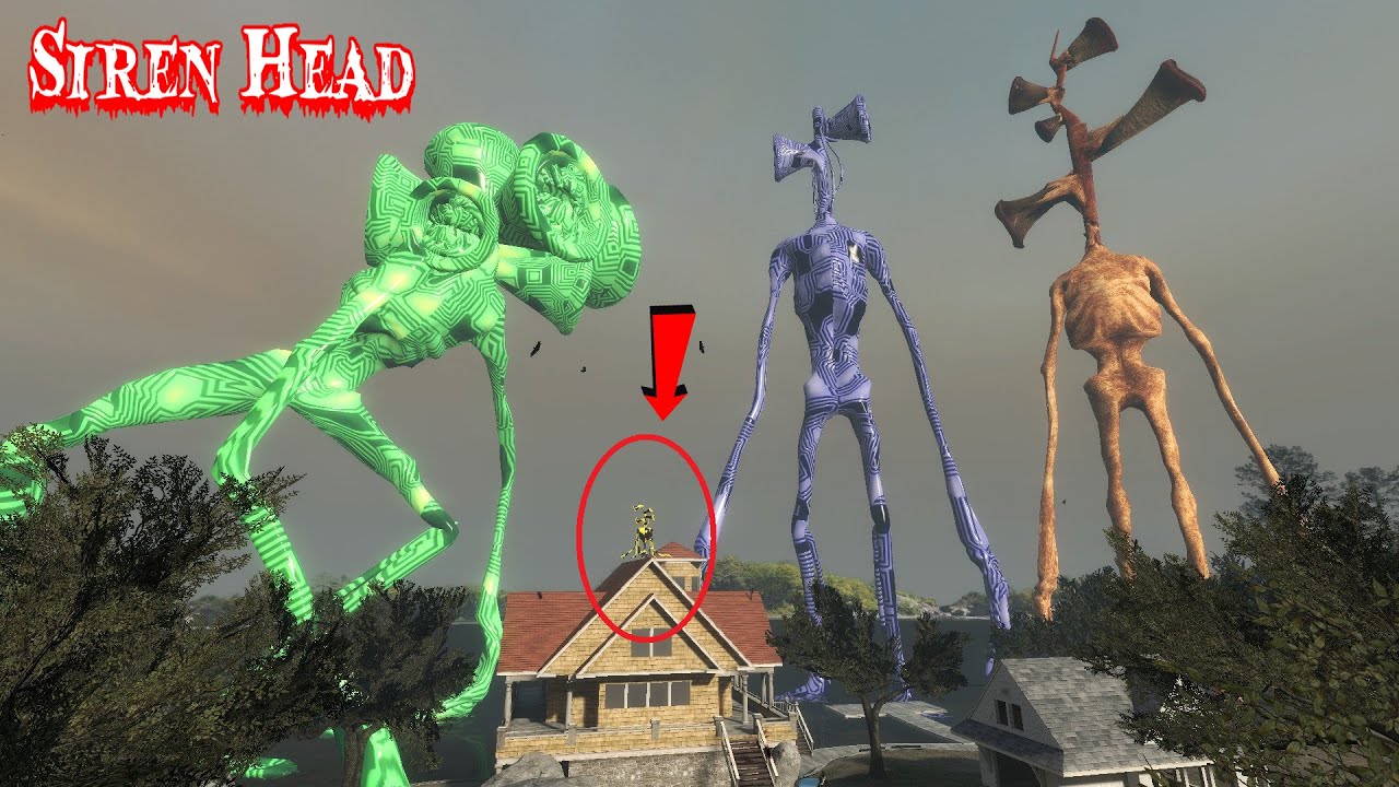Thử Thách Quỷ Đầu Loa Siren Head SCP 6789 Quái Vật Đầu Loa Xuất Hiện Part 143