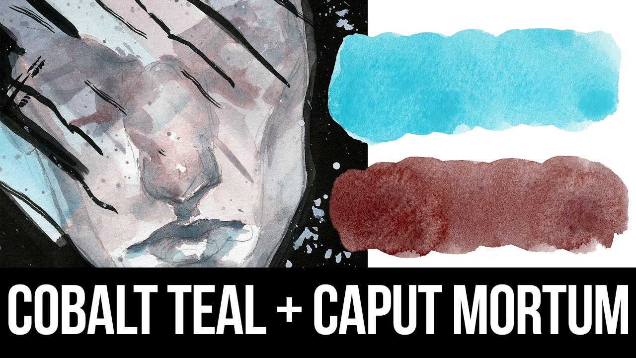 Cobalt Teal + Caput Mortum! Limited Palette #8