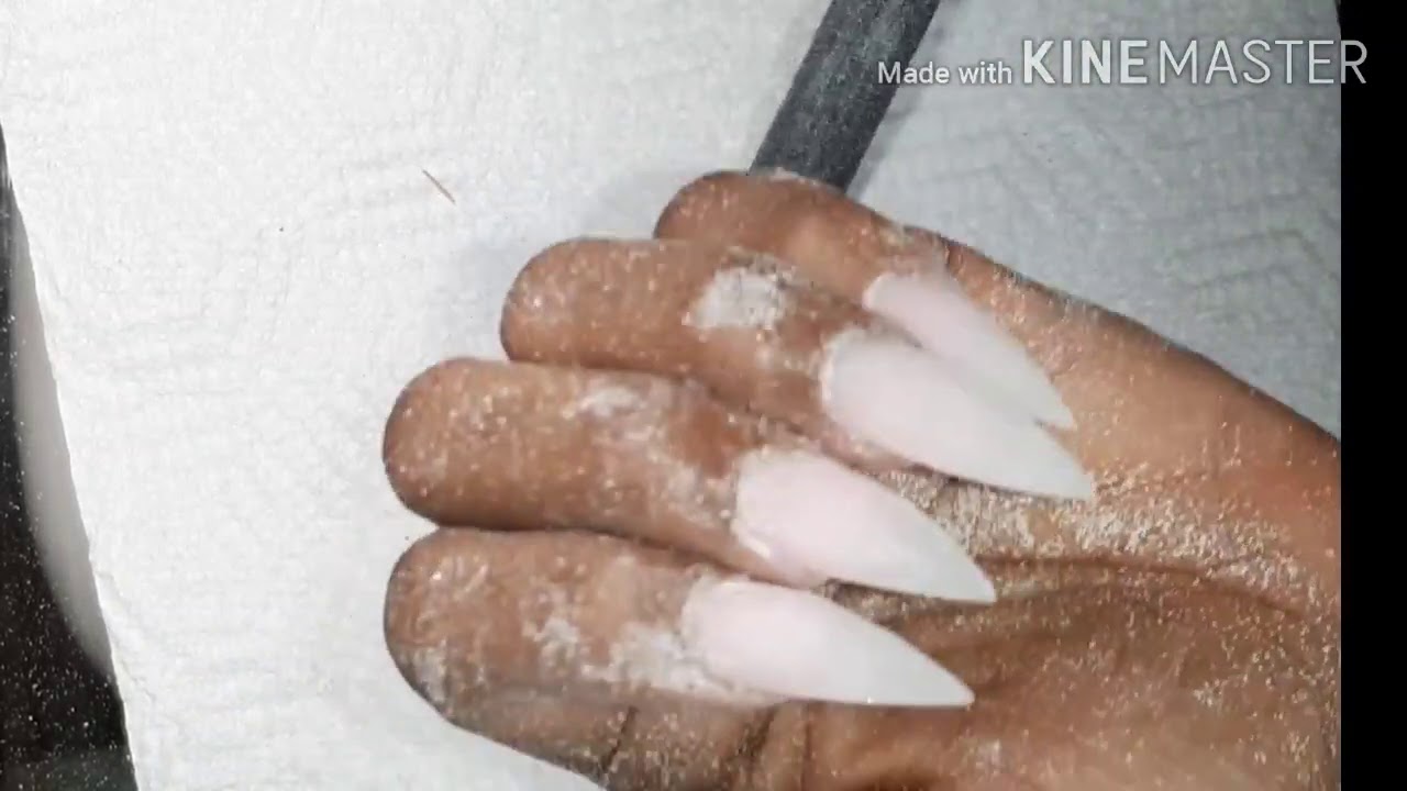 Fullset With Easy Gel Polish Marble Design