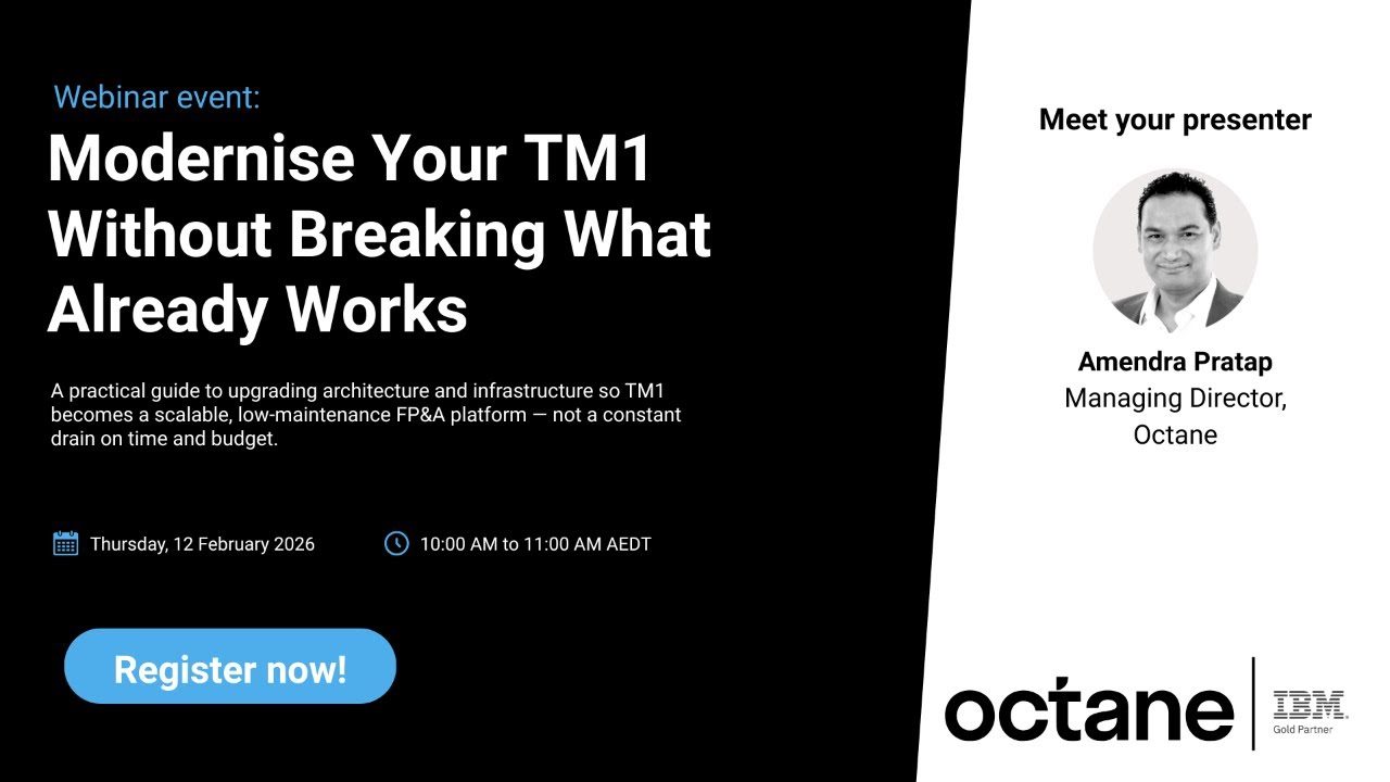 Modernise Your TM1 Without Breaking What Already Works