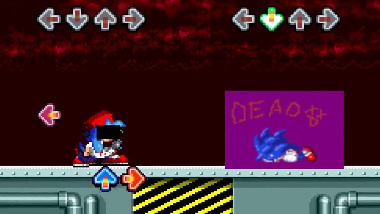 [WIP 1] You Can't Run Encore - High Detailed Pixel Section - FNF VS. Sonic.Exe 2.5/3.0