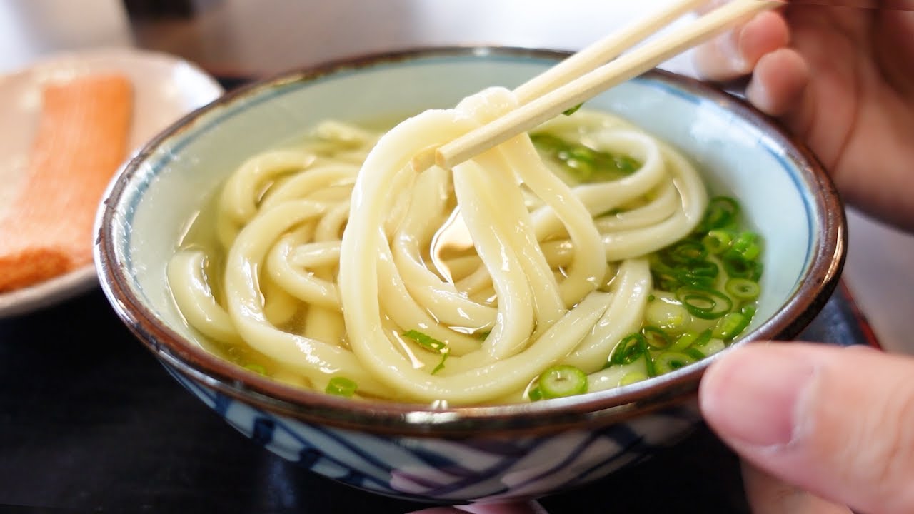 【製麺所が原点の極太うどん!!】昔ながらのフルセルフ!!湯煎に出汁も自分でやる讃岐うどんの名店【中西うどん】香川県高松市