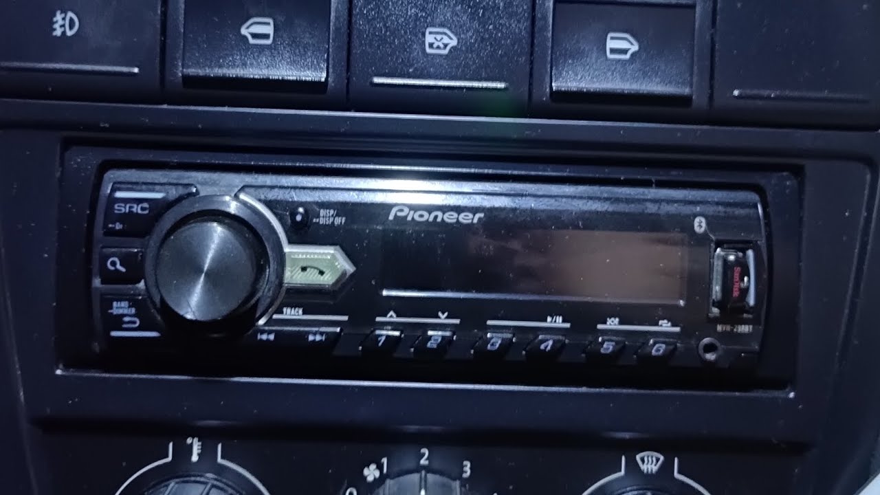 Arrumando botão de volume do aparelho de som pioneer MVH - 298BT