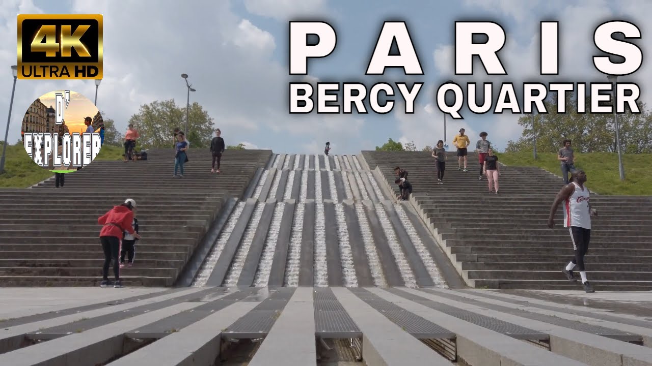 【4K】🇫🇷Paris,France Walking Tour》BERCY QUARTIER-Bercy Village/Parc de Bercy 2021